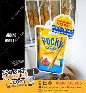 Hanging mobile quảng cáo bánh Pocky